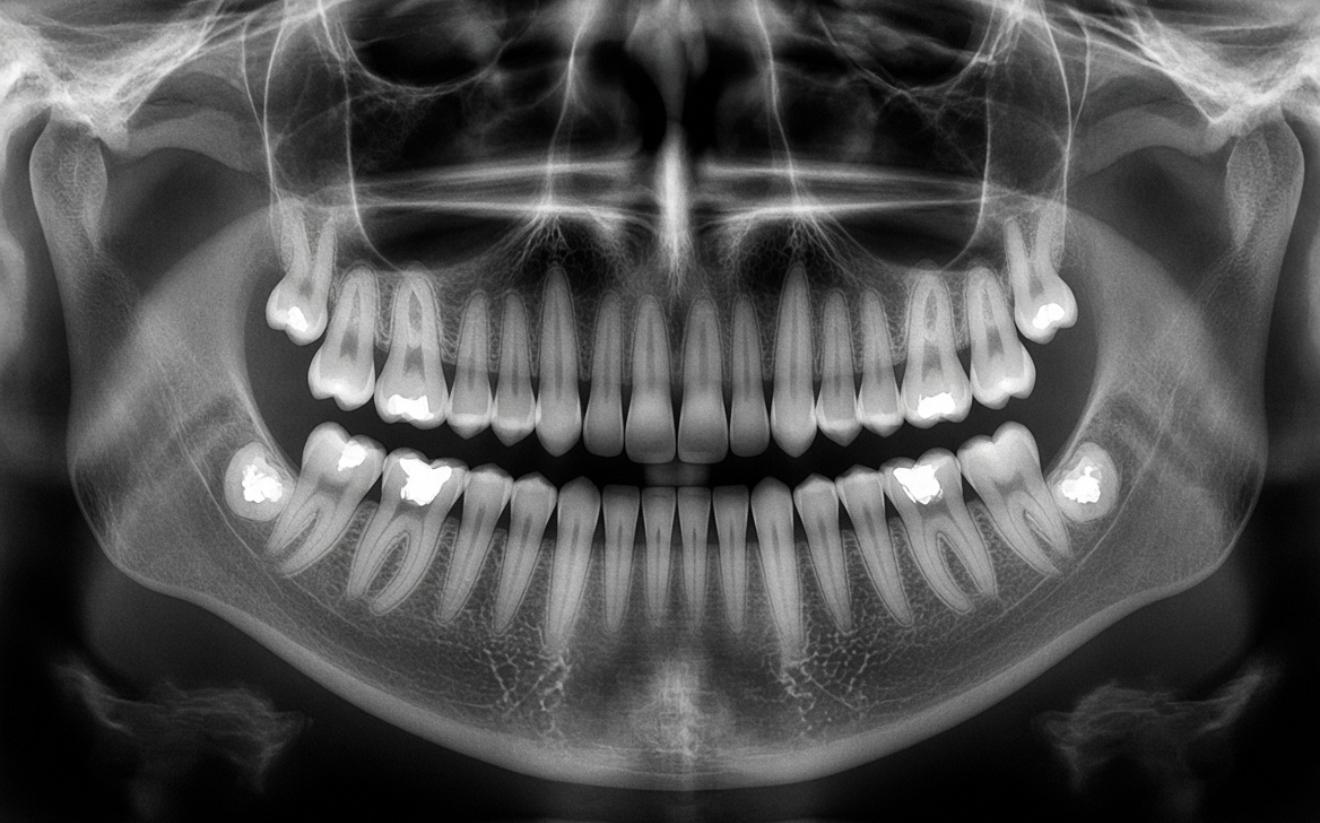 Panoramic dental X-ray